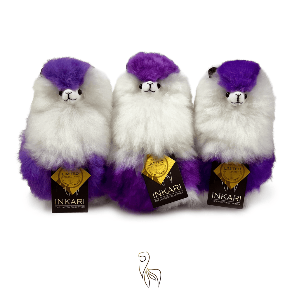 Inkari Alpaca Stuffed Animals - Limited Edition Purple Crocus