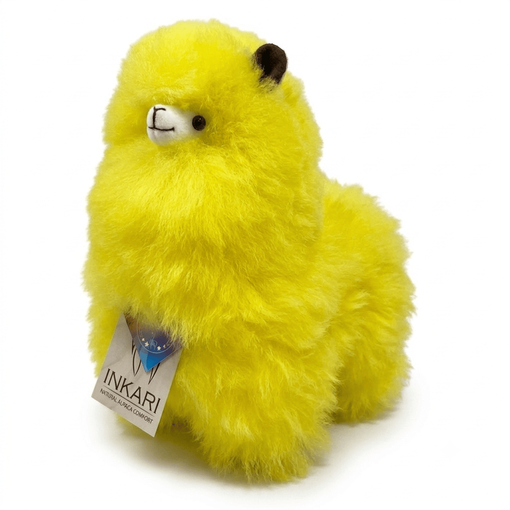Regenbogen - Sonnenblume - Alpaka Kuscheltier USA