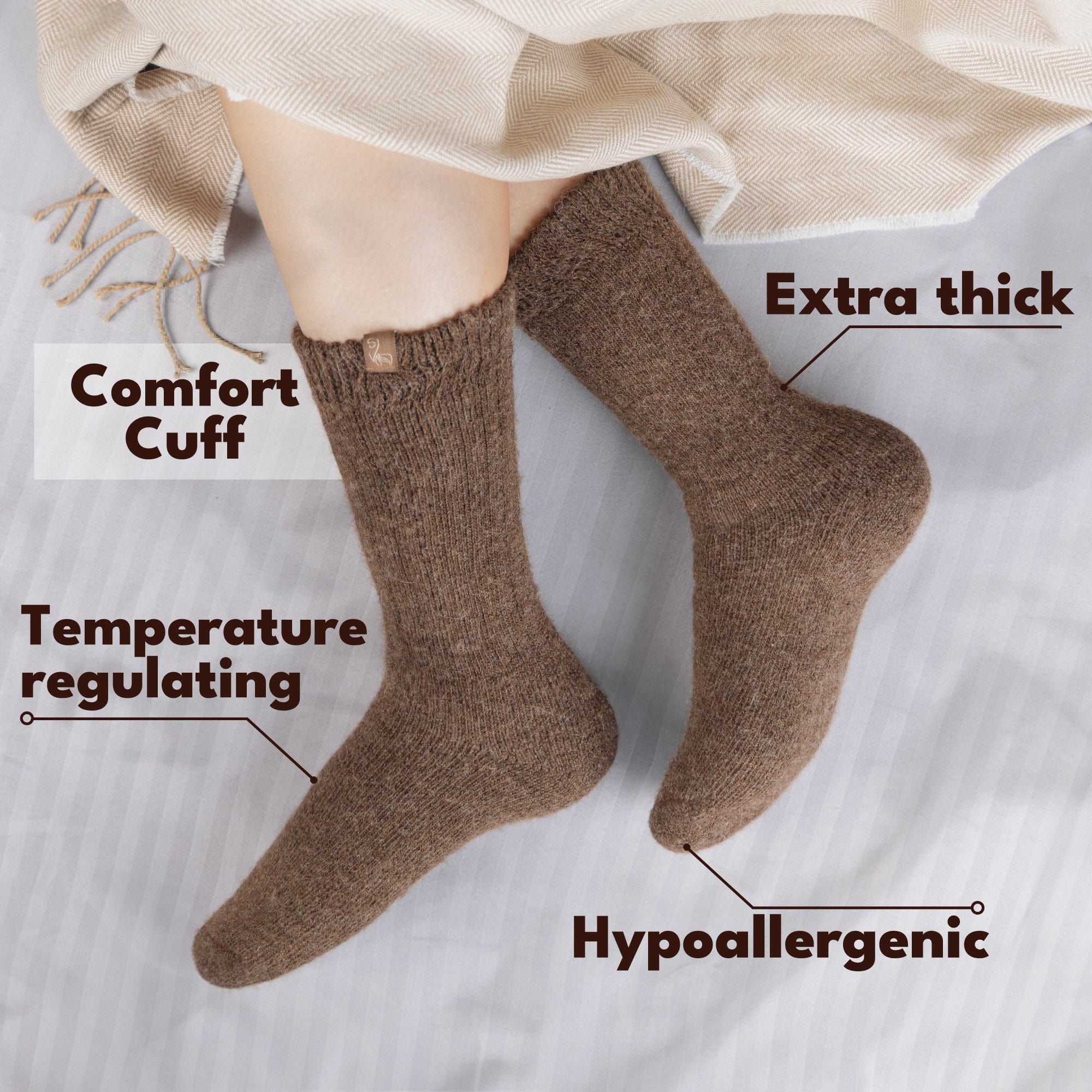 Thermal - Alpaca Socks - Maximum Cushion USA