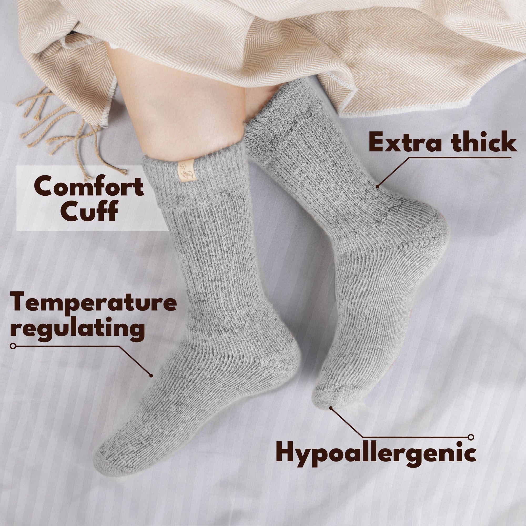 Thermal - Alpaca Socks - Maximum Cushion USA