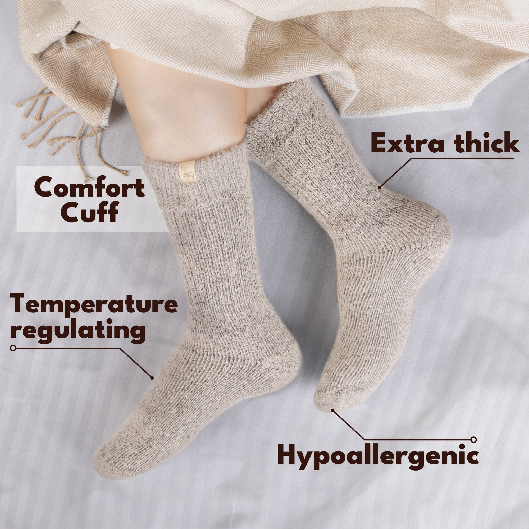 Thermal - Alpaca Socks - Maximum Cushion USA