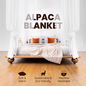 Alpaca Wool Blanket - Elegante