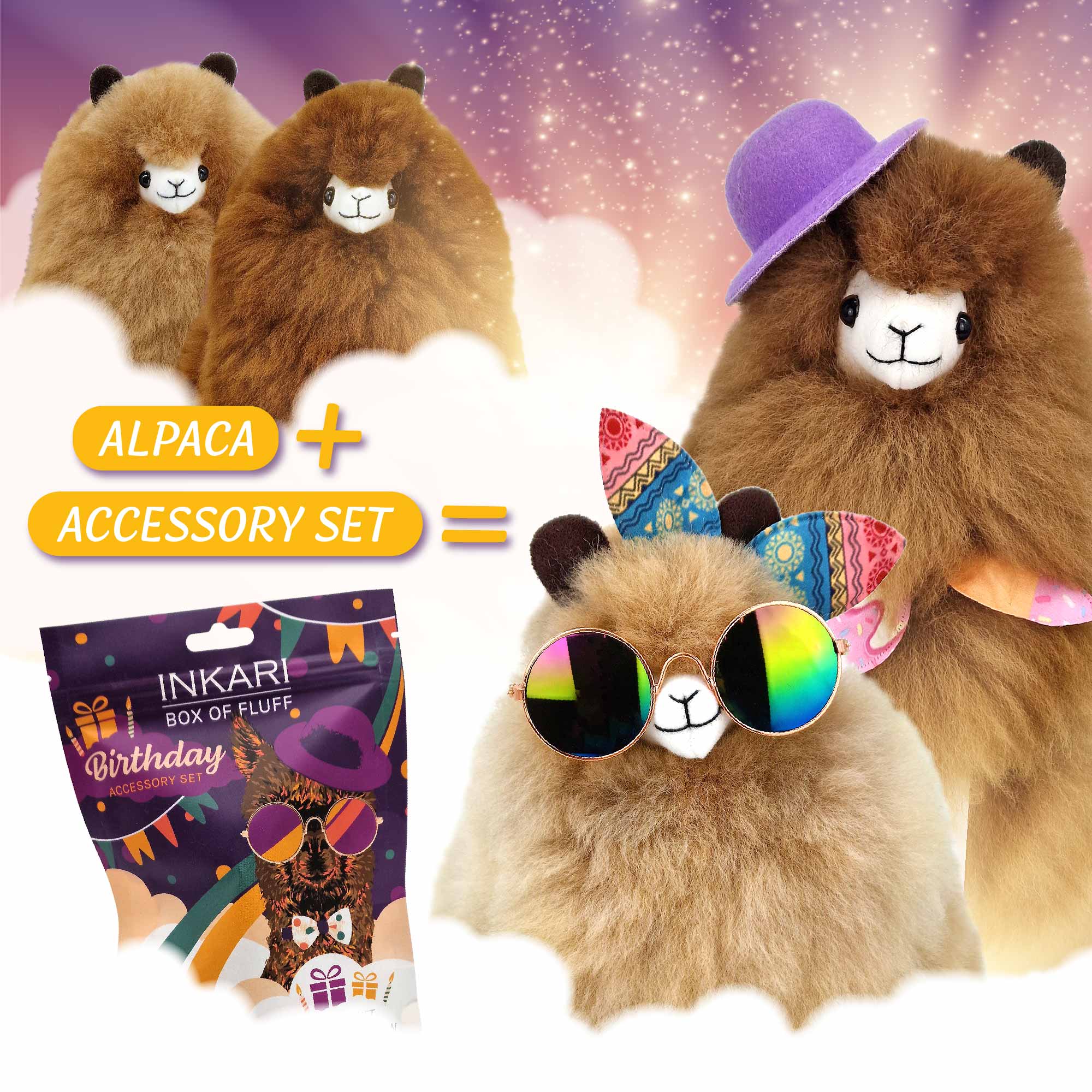 Box of Fluff - Birthday Accessory Set (USA)