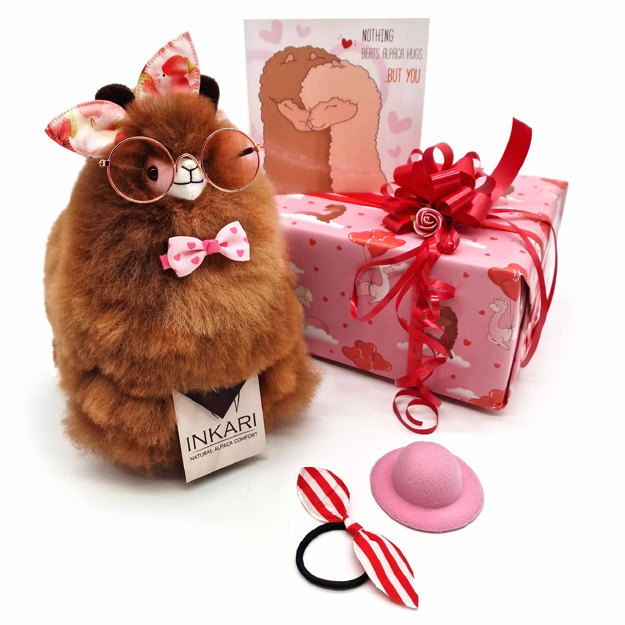 Box of Fluff - Love - Small Alpaca Toy