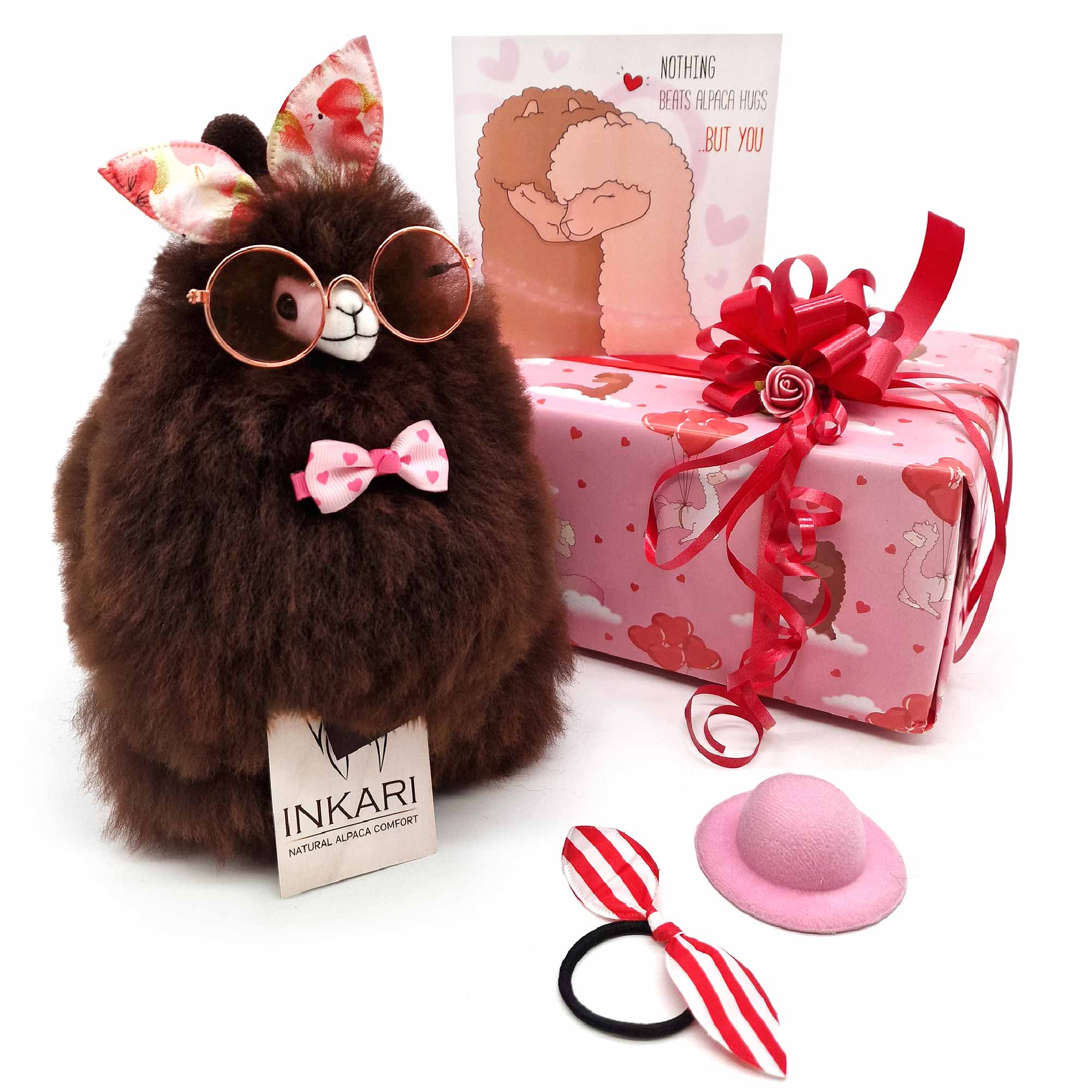 Box of Fluff - Love - Small Alpaca Toy