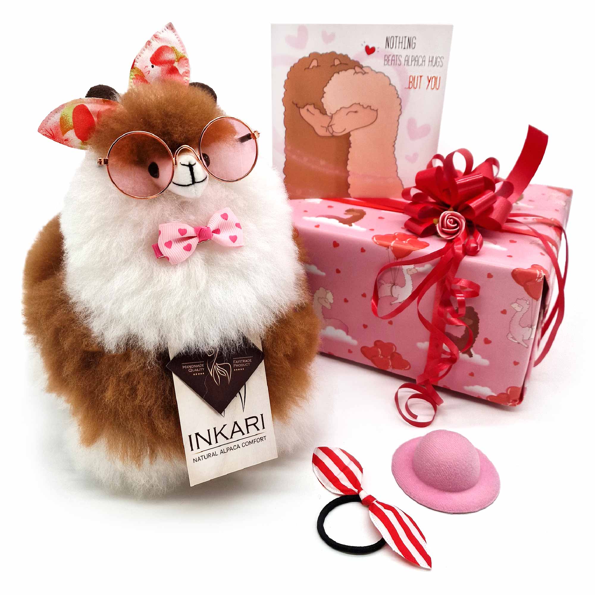 Box of Fluff - Love - Small Alpaca Toy