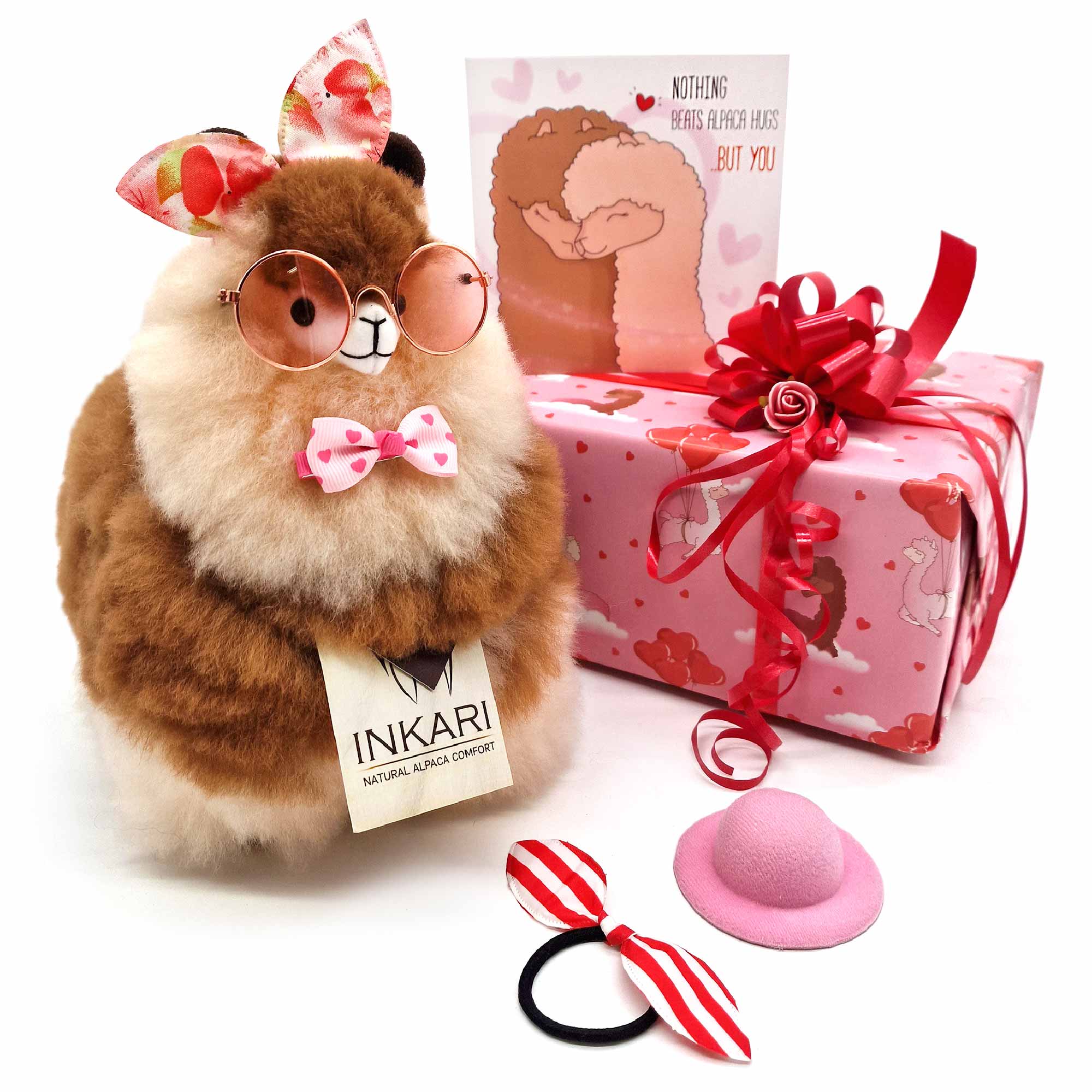 Box of Fluff - Love - Small Alpaca Toy