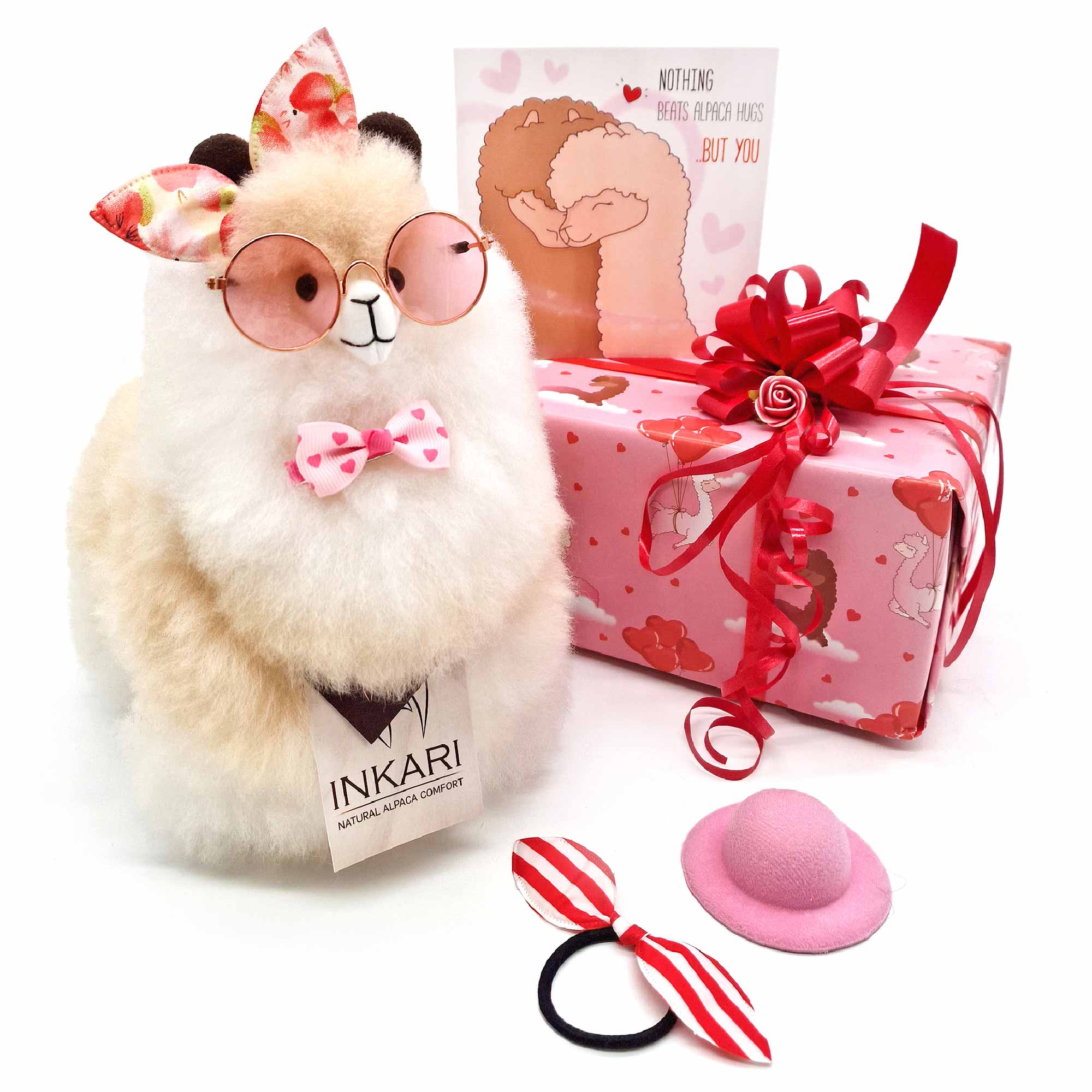 Box of Fluff - Love - Small Alpaca Toy