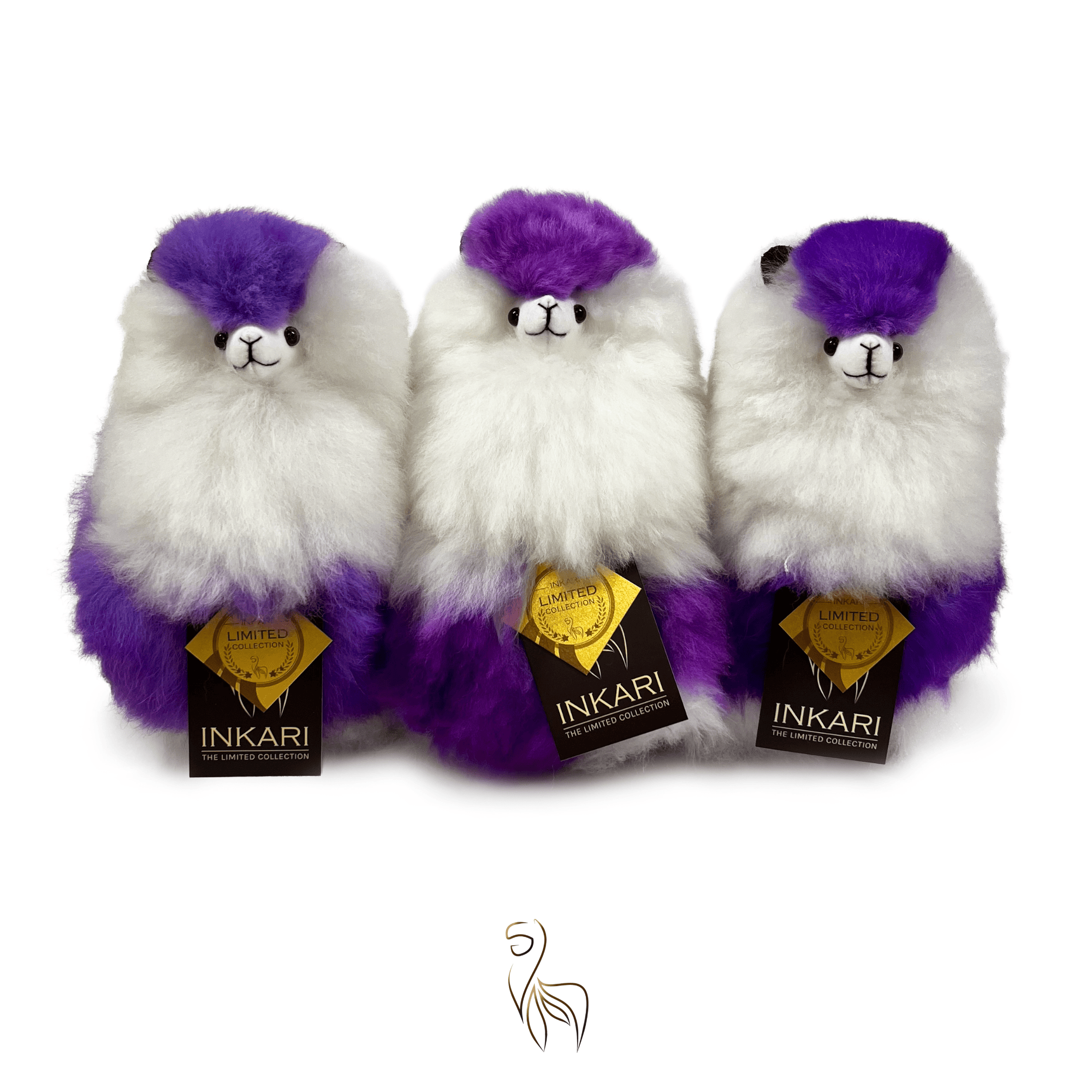 Inkari Alpaca Stuffed Animals - Limited Edition Purple Crocus