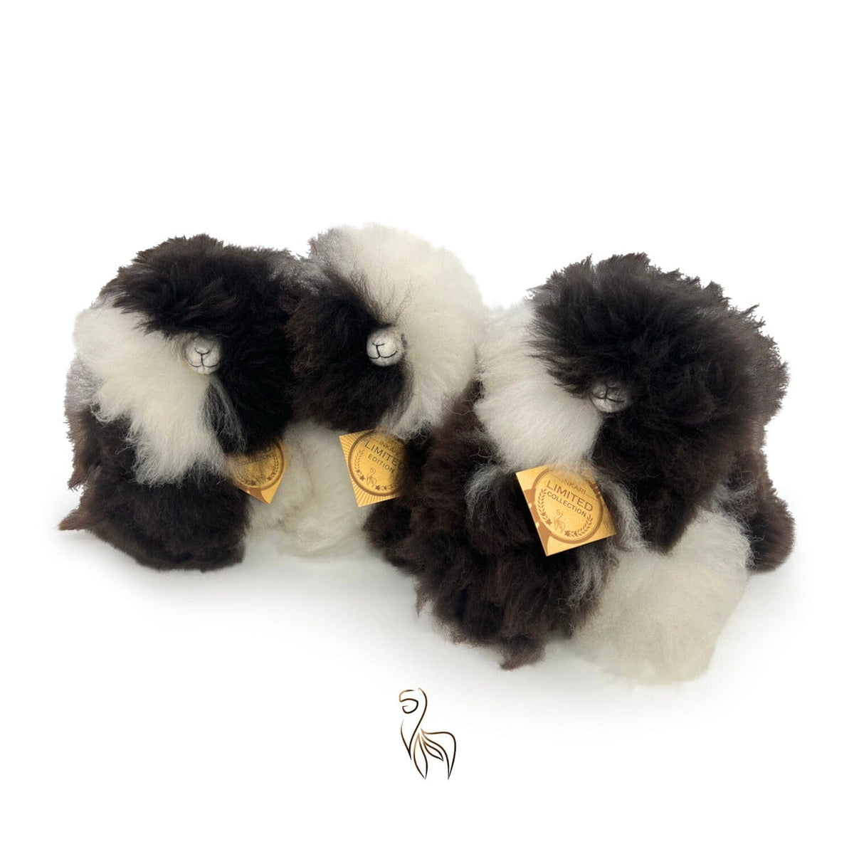 Monsterfluff Panda - Mini Alpaca Toy (15cm) - Limited Edition