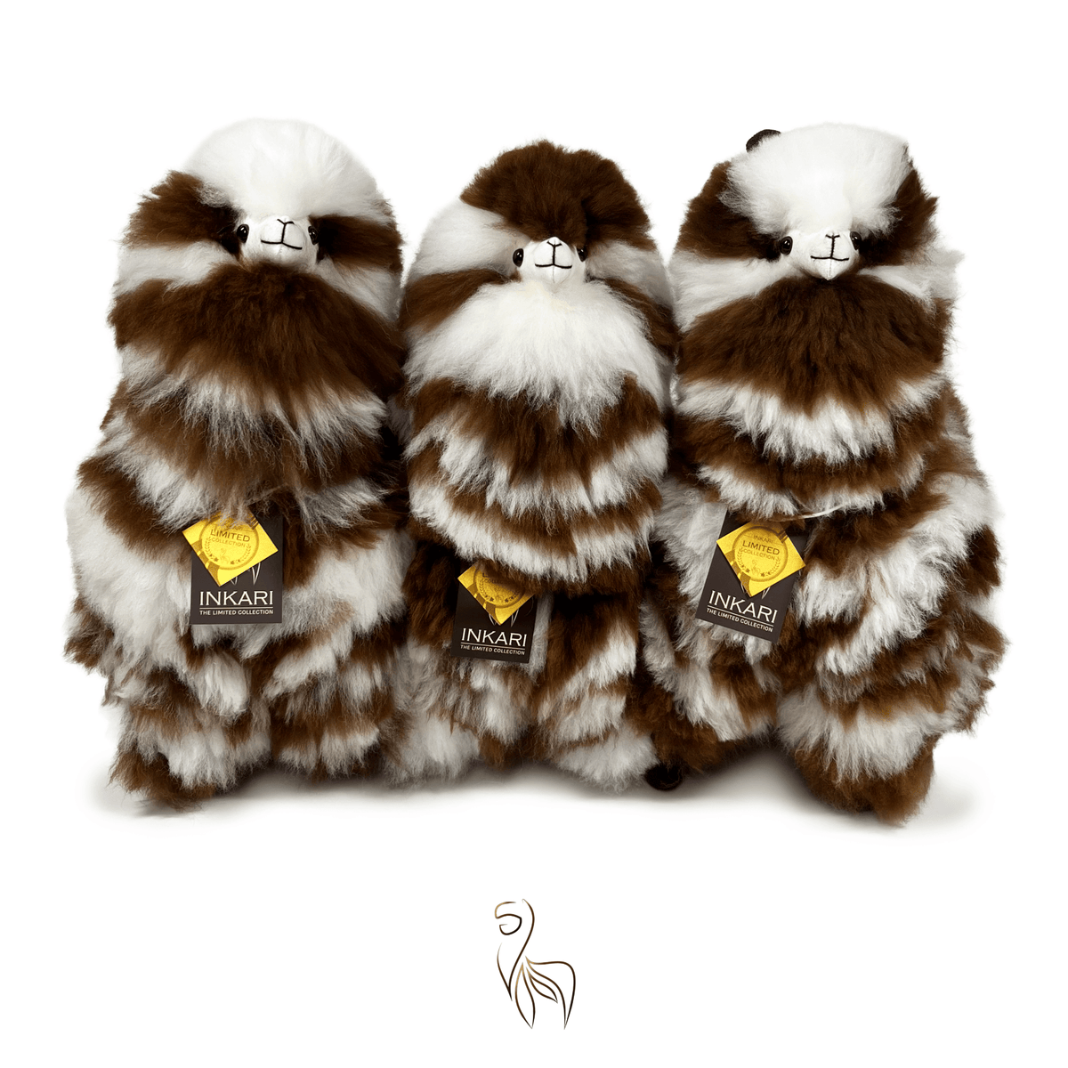 alpaca様 Limited Edition - Cinnamon Zebra - Alpaca Stuffed Animal