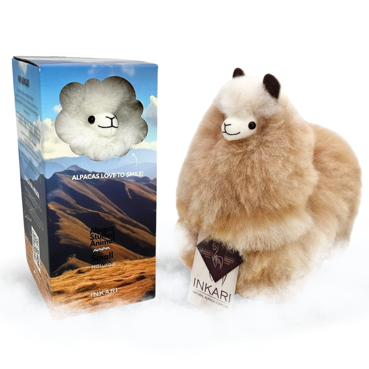 Inkari Inkari Alpaca Stuffed Animals - Naturals Sandstone