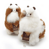 Chocoladesiroop - Medium Alpaca-speelgoed (32 cm) - Limited Edition