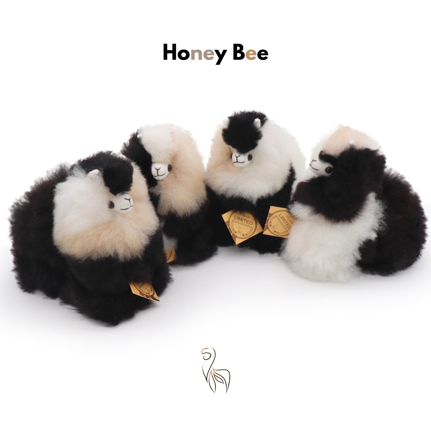 Honey Bee - Mini Alpaca Toy (15cm) - Limited Edition