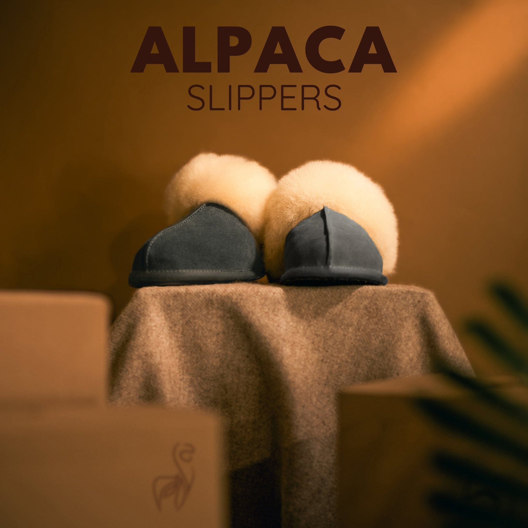 Rock - Alpaca Wool Slippers