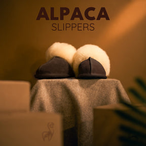 Cacao - Alpaca Wool Slippers