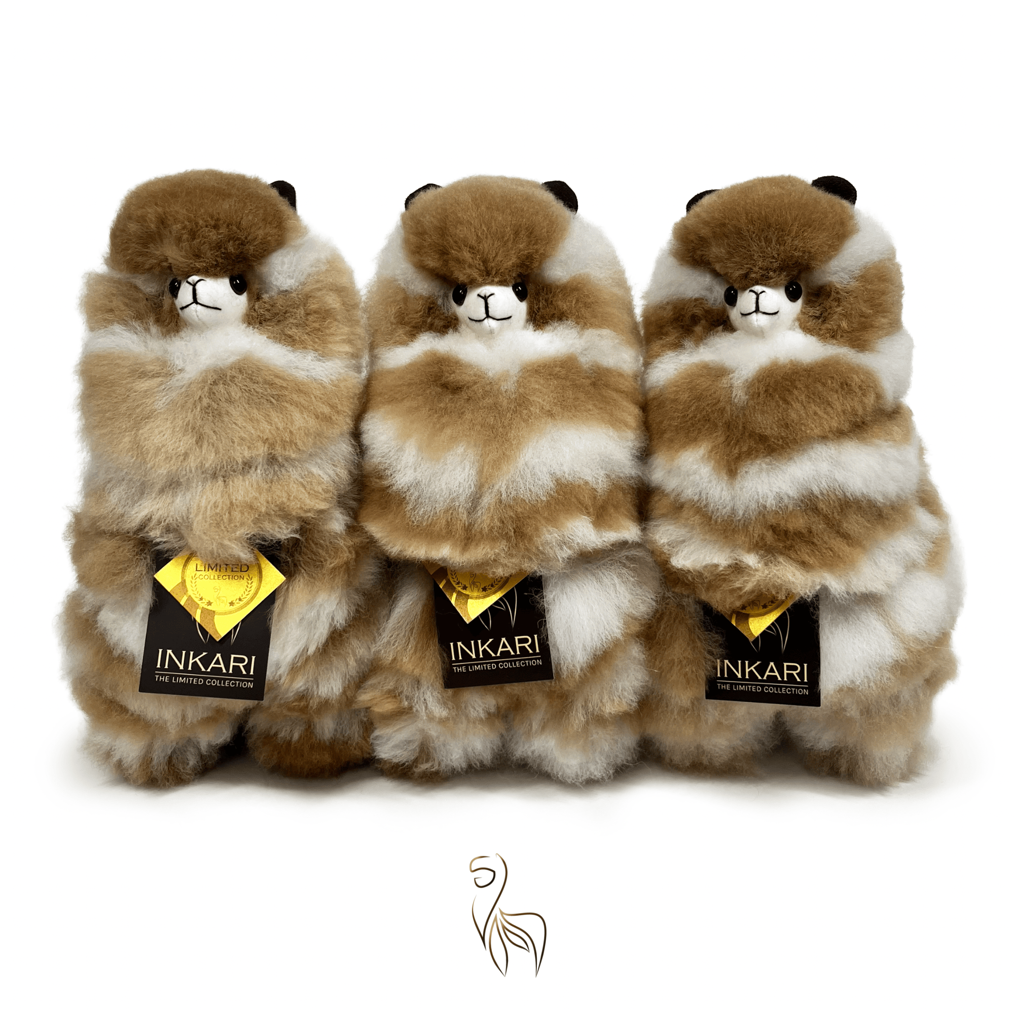 Limited Edition - Light Brown Zebra - Alpaca Stuffed Animal
