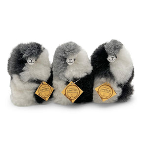 Silberner Orca – Mini-Alpaka-Spielzeug (15 cm) – limitierte Auflage