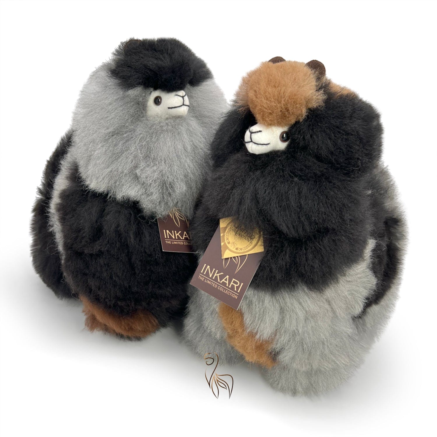 Grauer Fuchs – mittelgroßes Alpaka-Spielzeug (32 cm) – limitierte Auflage