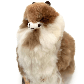 Koperen Wolf - Groot alpacaspeelgoed (50 cm) - Beperkte editie