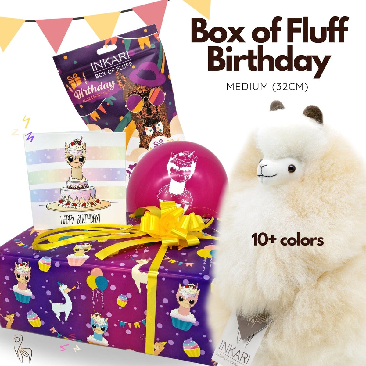 Box of Fluff - Medium (32cm) - Birthday