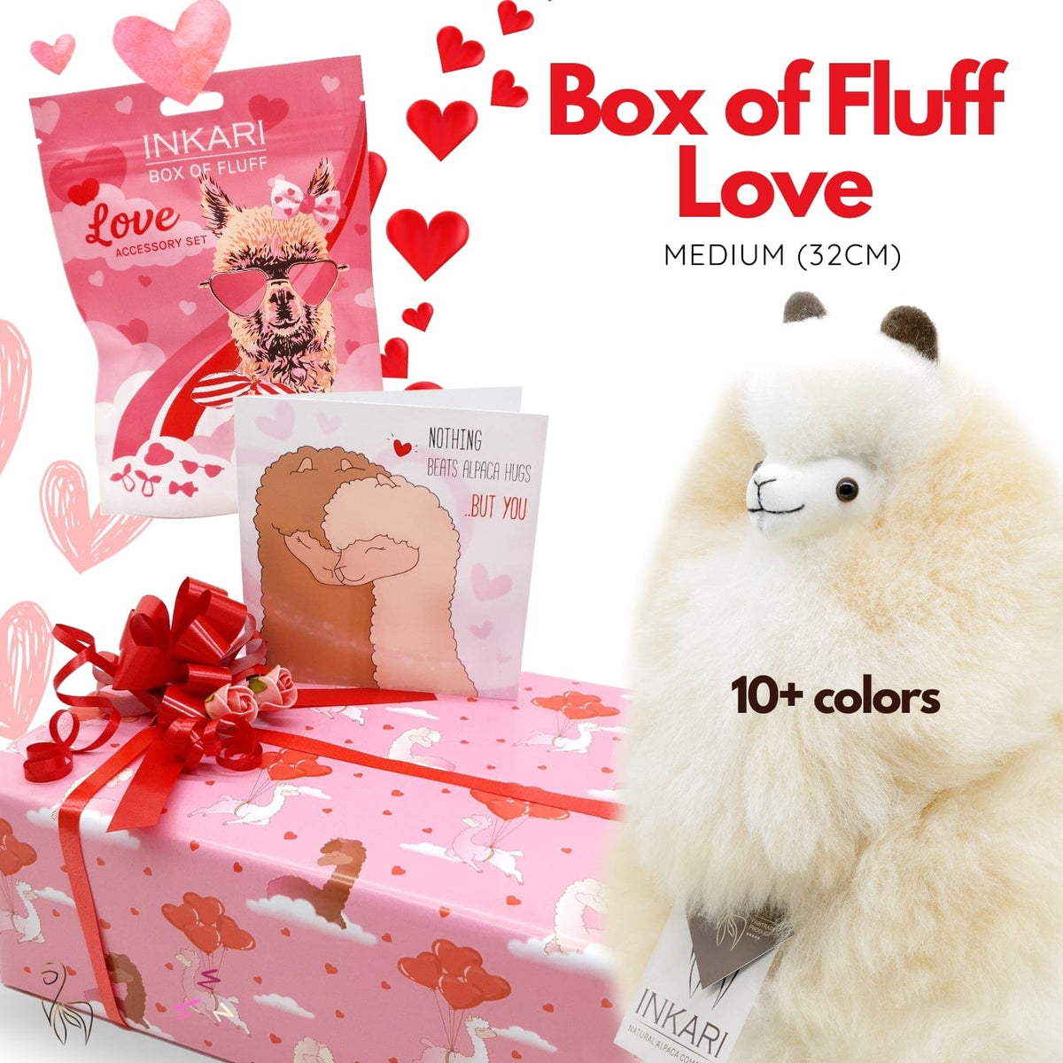 Box of Fluff - Medium (32cm) - Love