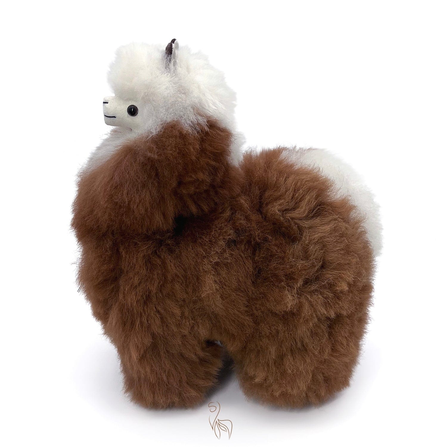 Chocoladesiroop - Medium Alpaca-speelgoed (32 cm) - Limited Edition