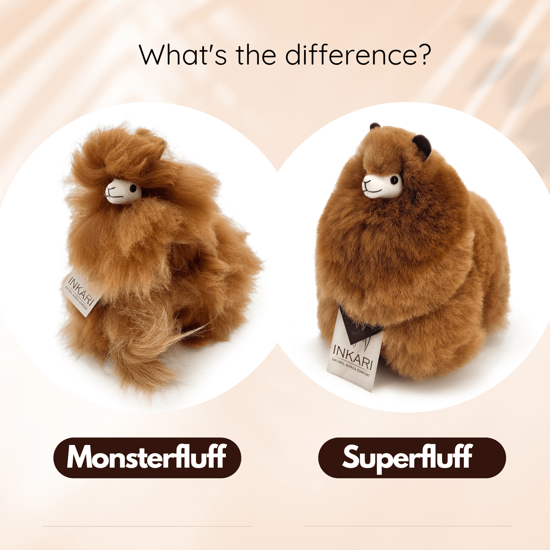 Monsterfluff - Small (23cm) - Alpaca Stuffed Animal