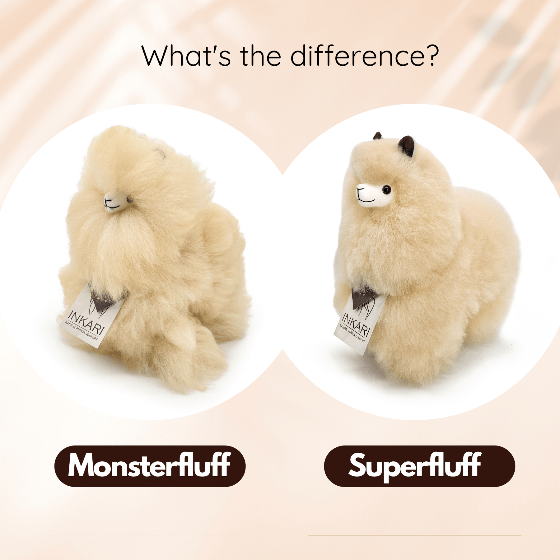 Monsterfluff - Small (23cm) - Alpaca Stuffed Animal