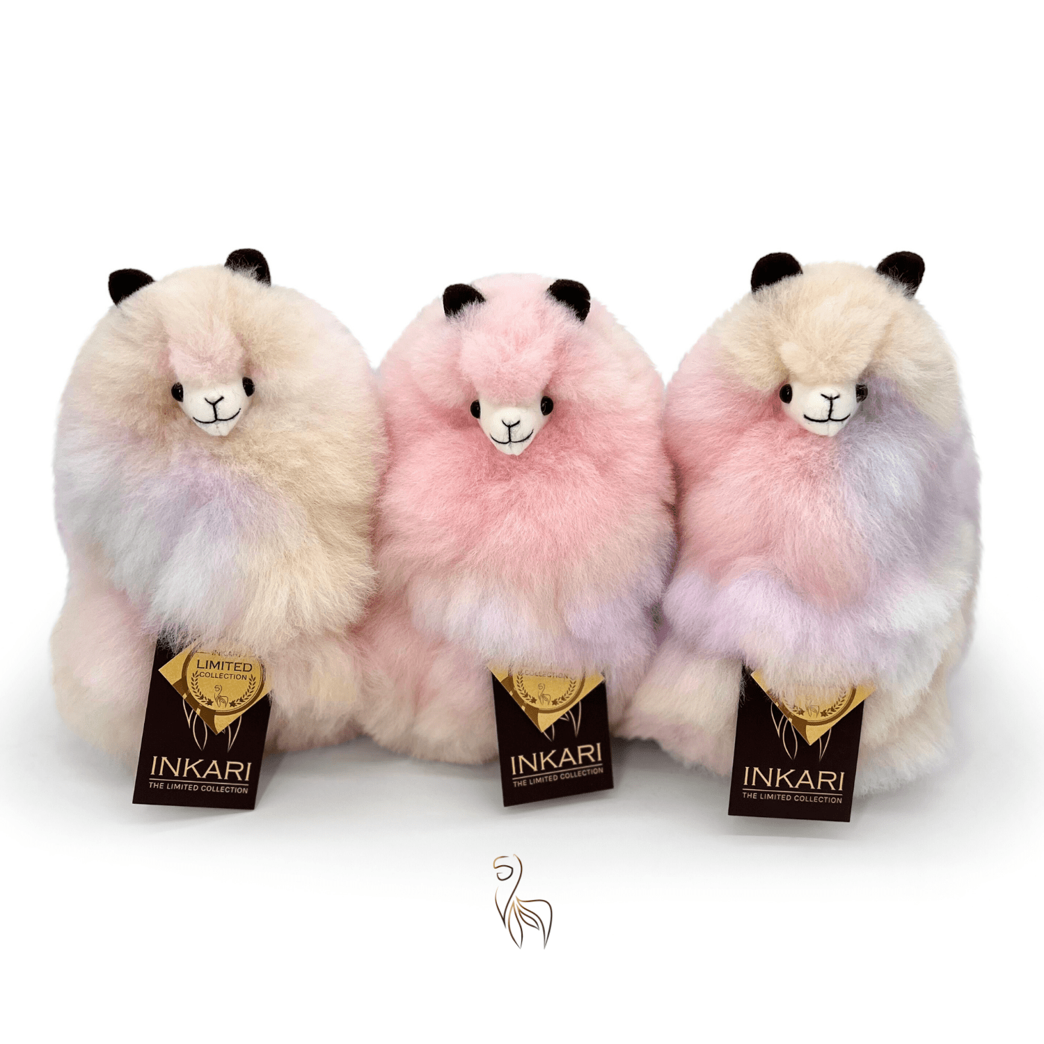 Inkari Alpaca Stuffed Animals Limited Edition Pastel Party