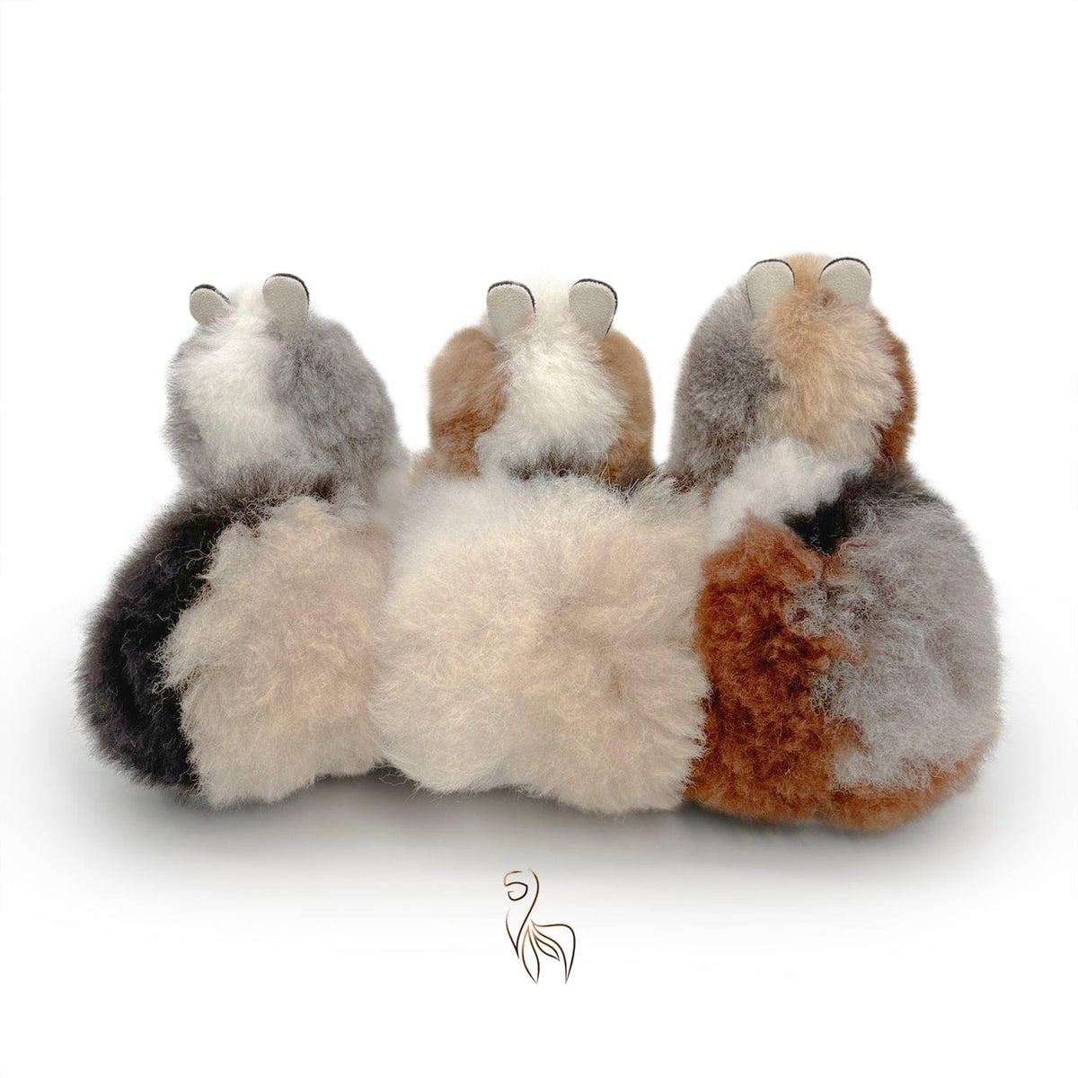 Grey Calico - Small Alpaca Toy (23cm) - Limited Edition