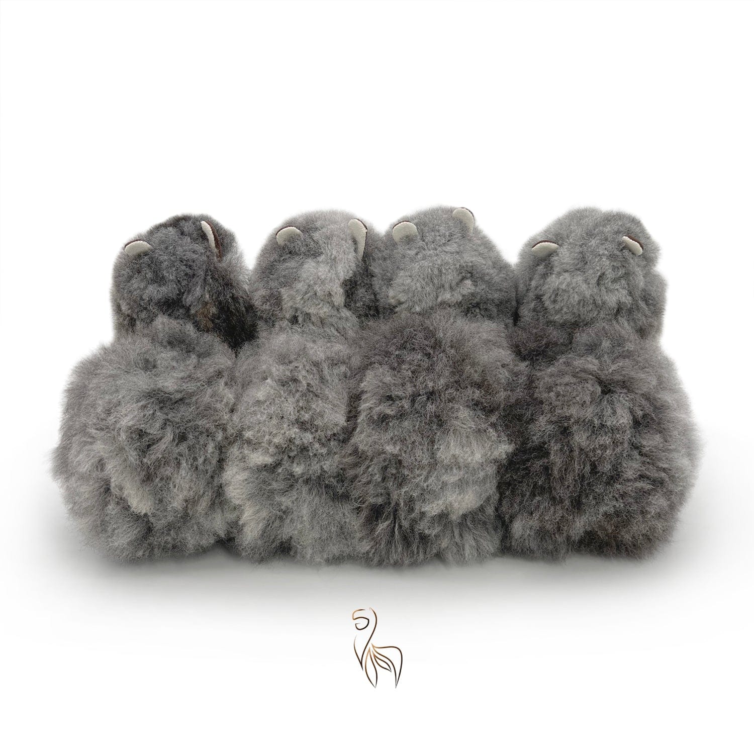 Dark Wolf – Kleines Alpaka-Spielzeug (23 cm) – limitierte Auflage