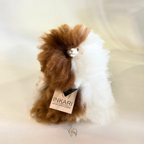 Monsterfluff Chocolate Syrup - Small Alpaca Toy (23cm) - Limited Edition