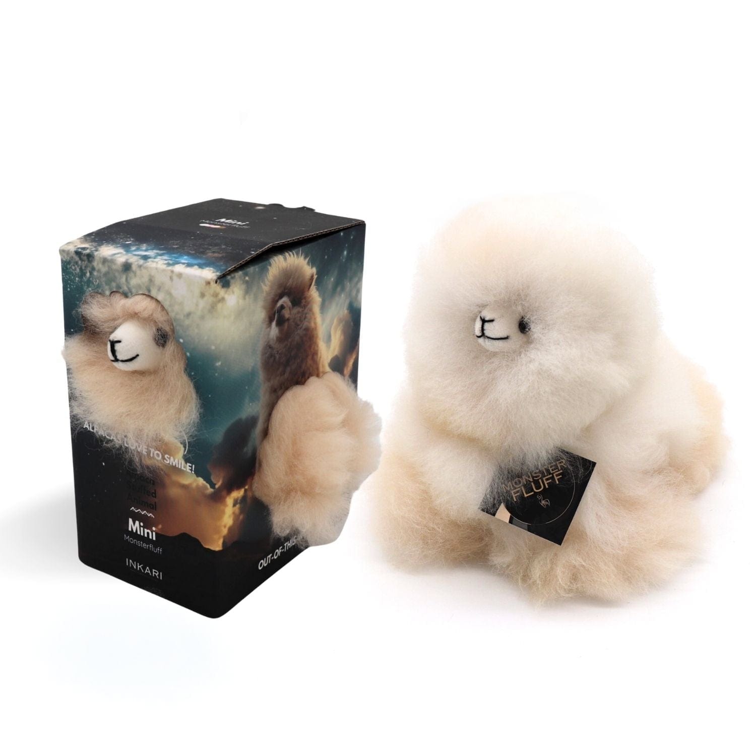 Fluff Monsters - Mini (15cm) - Alpaca knuffeldier