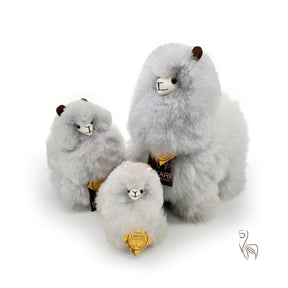 Silver - Mini Alpaca Toy (15cm) - Limited Edition