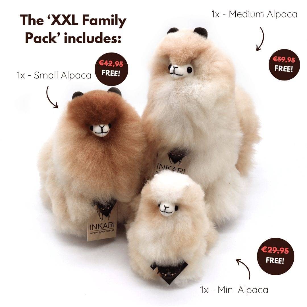XXL Alpaca Toy - Stuffed Animal - Life-size (120cm)