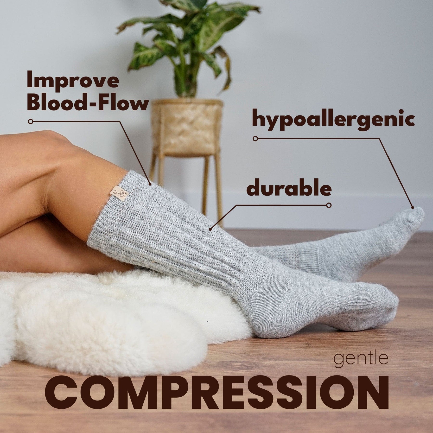 Therapeutic Comfort - Alpaca Socks