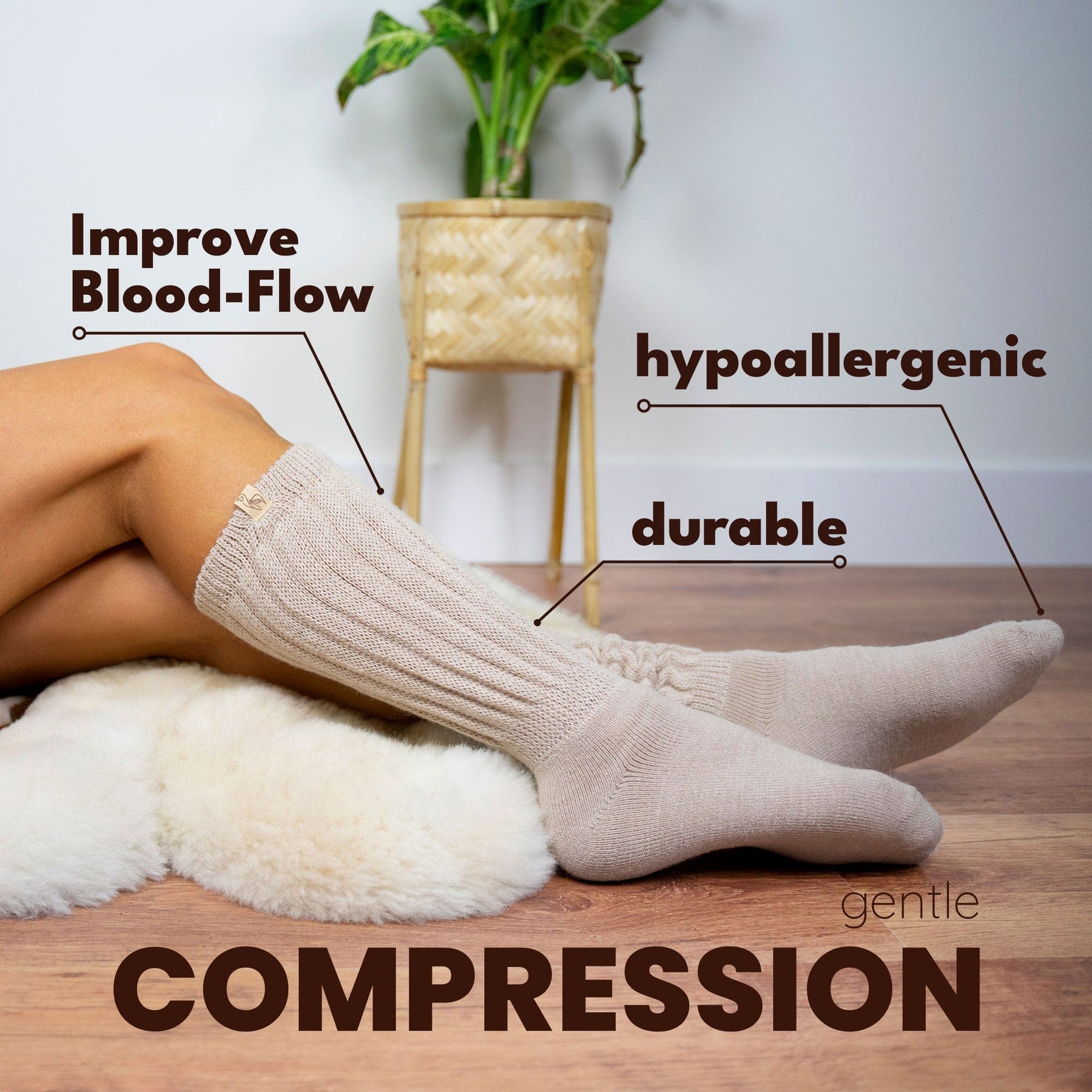 Therapeutisch comfort - Alpaca-sokken