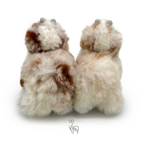 Sneeuwluipaard - Middelgroot alpacaspeelgoed (32 cm) - Beperkte editie