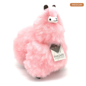 Cotton Candy - Medium Alpaca Toy (32cm) - Limited Edition