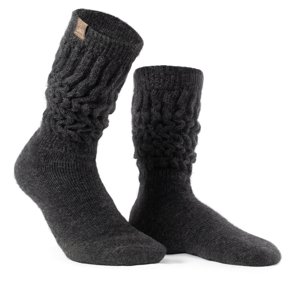 Samay Knit Alpaca Slouch Socks - Awamaki Peru