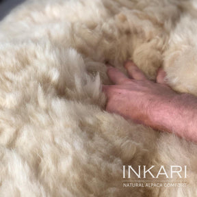 Reina - Handmade Alpaca Rug - Sahara - alpaca wool - alpaca products & gifts - handmade - fairtrade gifts - by Inkari
