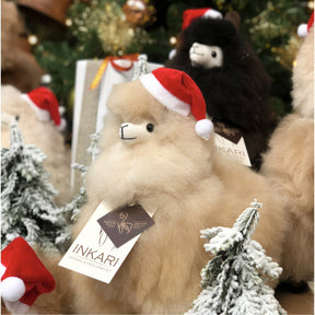 Alpaca Christmas Hat - alpaca wool - alpaca products & gifts - handmade - fairtrade gifts - by Inkari