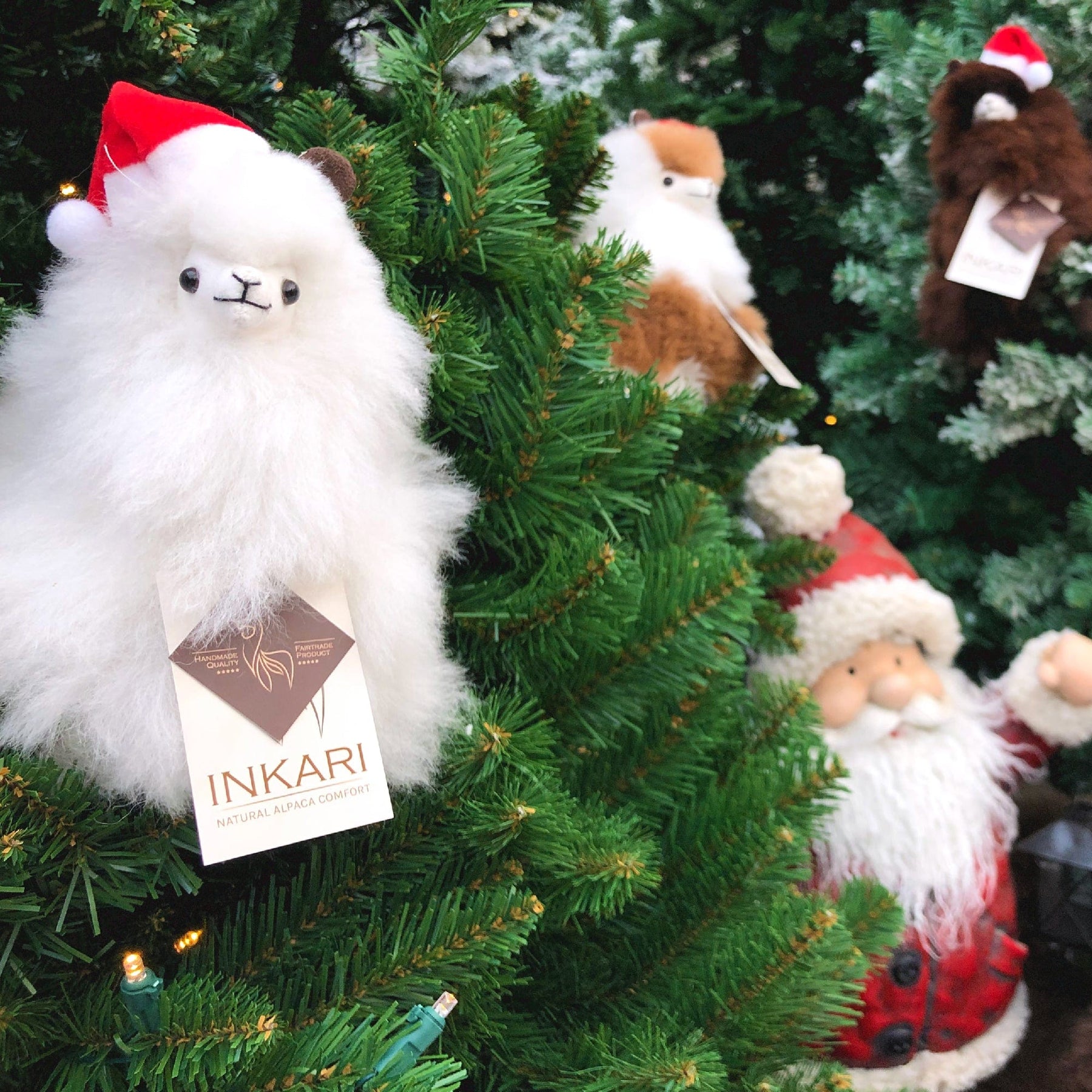 Alpaca Christmas Hat - alpaca wool - alpaca products & gifts - handmade - fairtrade gifts - by Inkari