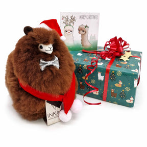Doos met pluisjes - Kerstmis - Klein Alpaca speelgoed