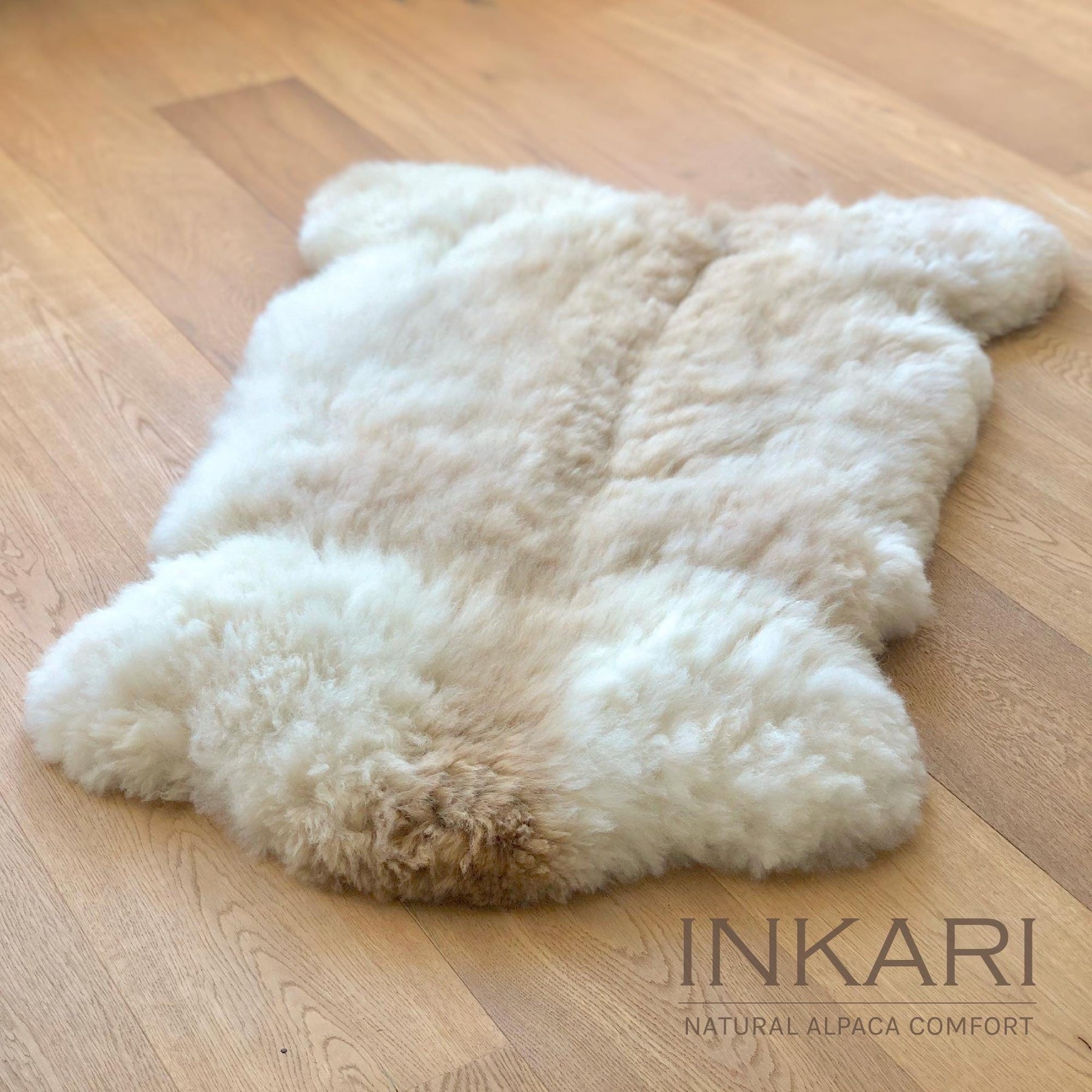 Reina - Handmade Alpaca Rug - Sahara - alpaca wool - alpaca products & gifts - handmade - fairtrade gifts - by Inkari