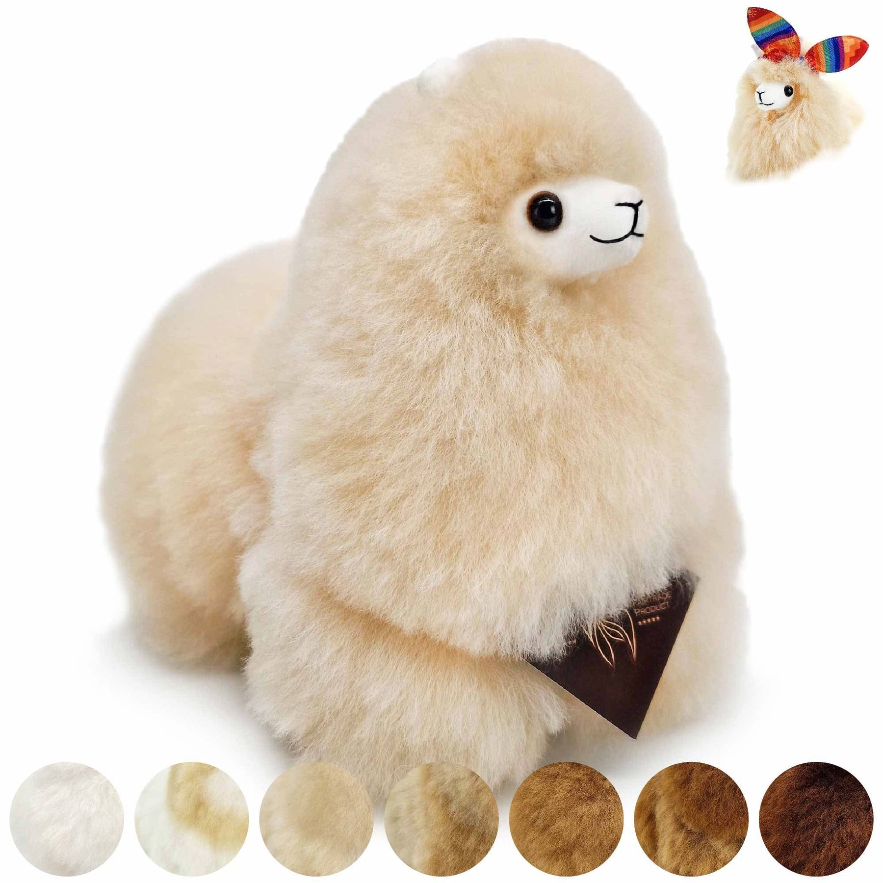 Naturals - Mini (15cm) - Alpaca Stuffed Animal