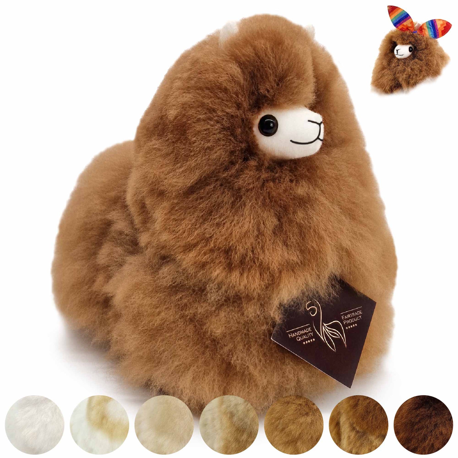 Naturals - Mini (15cm) - Alpaca Stuffed Animal