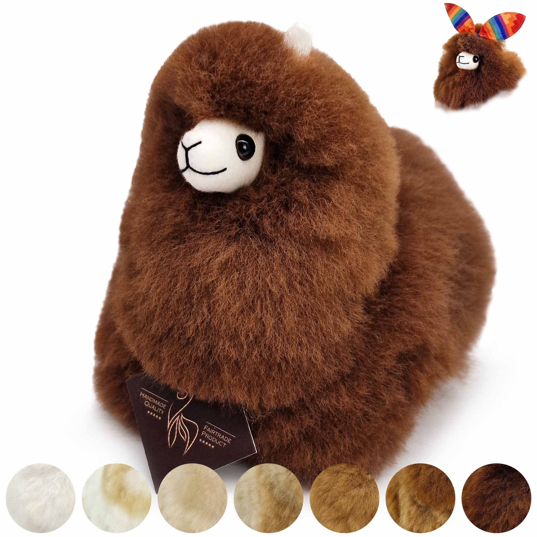 Naturals - Mini (15cm) - Alpaca Stuffed Animal