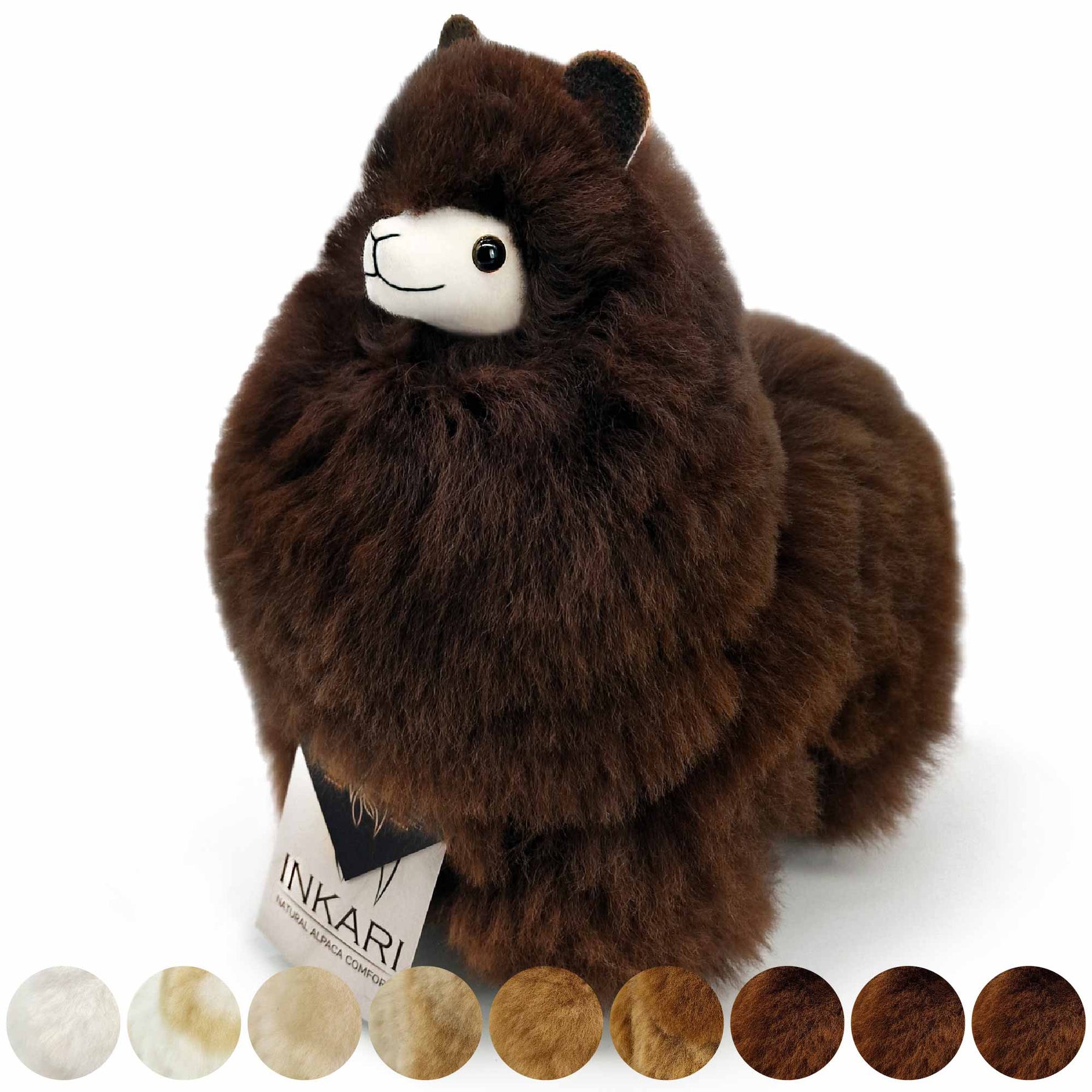 Naturals - Small (23cm) - Alpaca Stuffed Animal